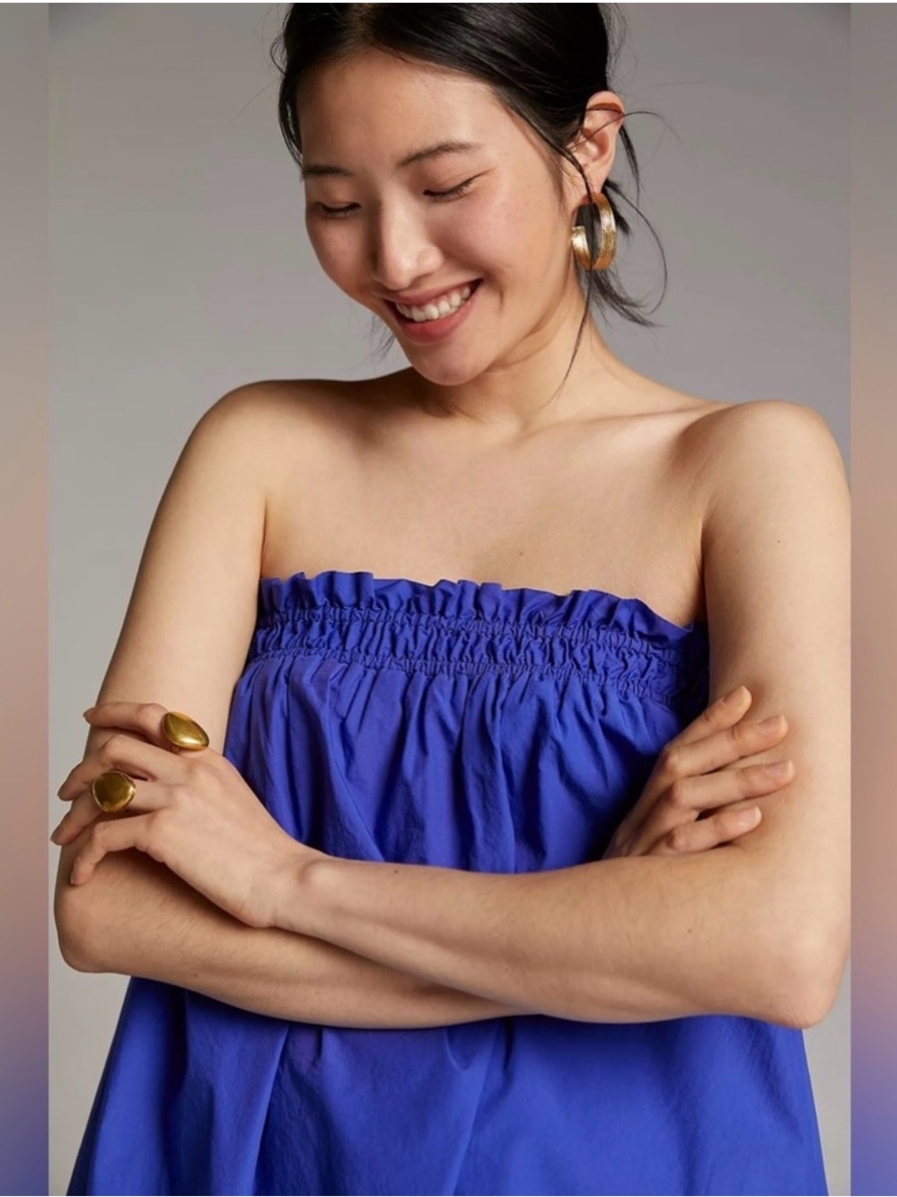 anthropologie maeve bubble dress in Charcoal Gray